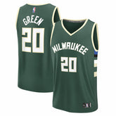 NBA A.J. Green Milwaukee Bucks Fast Break Replica Player Jersey - Icon Edition - Hunter Green