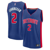 NBA Cade Cunningham Detroit Pistons Fast Break Replica Player Jersey sale - Icon Editi- Blue