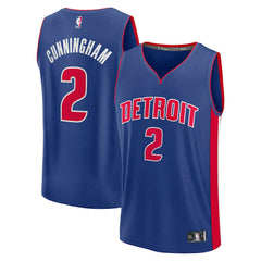NBA Cade Cunningham Detroit Pistons Fast Break Replica Player Jersey sale - Icon Editi- Blue