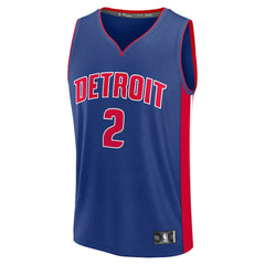 NBA Cade Cunningham Detroit Pistons Fast Break Replica Player Jersey sale - Icon Editi- Blue
