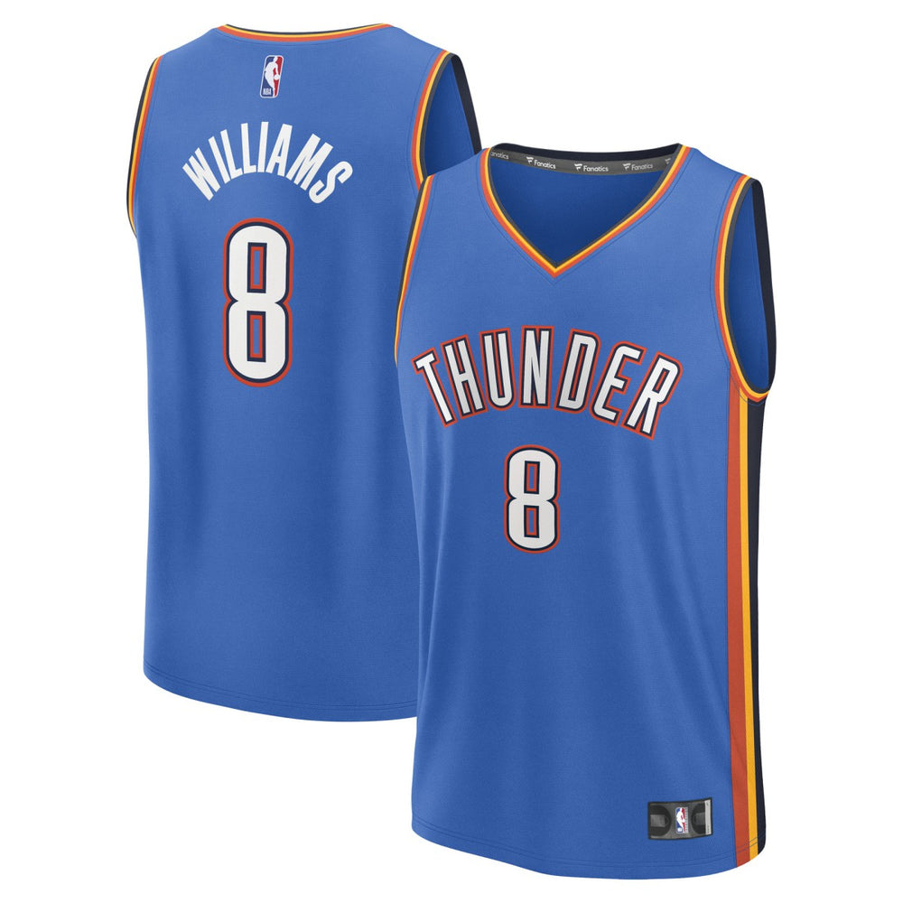 NBA Jalen Williams Oklahoma City Thunder Fast Break Replica Player Jersey - Icon Edition - Blue