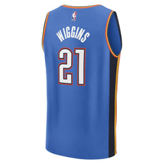NBA Aaron Wiggins Oklahoma City Thunder Fast Break Replica Player Jersey - Icon Edition - Blue