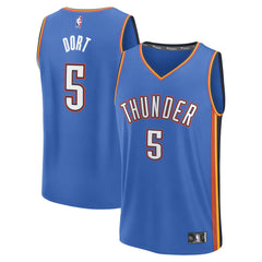 NBA Luguentz Dort Oklahoma City Thunder Fast Break Replica Player Jersey - Icon Edition - Blue