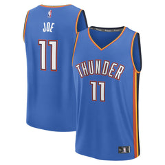 NBA Isaiah Joe Oklahoma City Thunder Fast Break Replica Player Jersey - Icon Edition - Blue