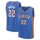 NBA Cason Wallace Oklahoma City Thunder Fast Break Replica Player Jersey - Icon Edition - Blue