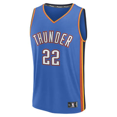NBA Cason Wallace Oklahoma City Thunder Fast Break Replica Player Jersey - Icon Edition - Blue