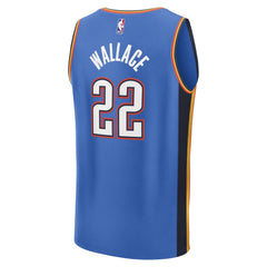 NBA Cason Wallace Oklahoma City Thunder Fast Break Replica Player Jersey - Icon Edition - Blue