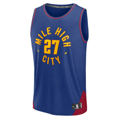 NBA Jamal Murray Denver Nuggets Fast Break Replica Player Jersey sale - Statement Editi- Blue