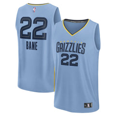 NBA Desmond Bane Memphis Grizzlies Fast Break Replica Player Jersey - Statement Edition - Light Blue