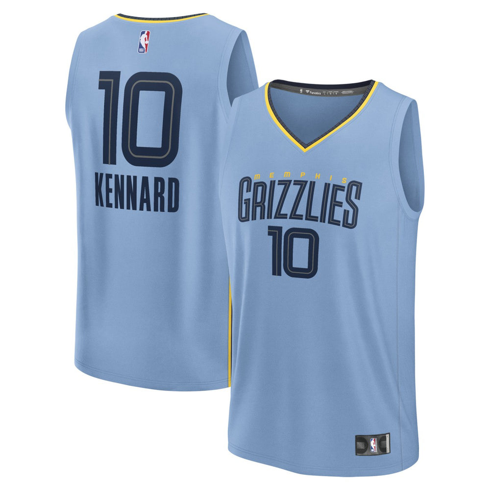 NBA Luke Kennard Memphis Grizzlies Fast Break Replica Player Jersey - Statement Edition - Light Blue