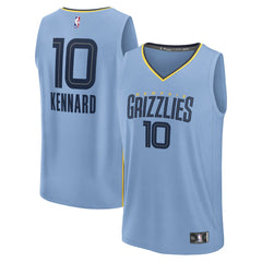 NBA Luke Kennard Memphis Grizzlies Fast Break Replica Player Jersey - Statement Edition - Light Blue
