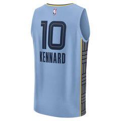 NBA Luke Kennard Memphis Grizzlies Fast Break Replica Player Jersey - Statement Edition - Light Blue