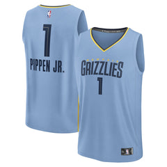 NBA Scotty Pippen Jr. Memphis Grizzlies Fast Break Replica Player Jersey - Statement Edition - Light Blue