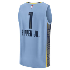 NBA Scotty Pippen Jr. Memphis Grizzlies Fast Break Replica Player Jersey - Statement Edition - Light Blue