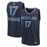 Yuki Kawamura Memphis Grizzlies Fast Break Replica Player Jersey Icon Edition Navy