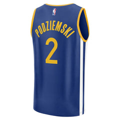 NBA Brandin Podziemski Golden State Warriors Fast Break Replica Player Jersey sale - Icon Editi- Royal