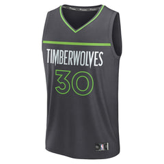 NBA Julius Randle Minnesota Timberwolves Fast Break Replica Player Jersey - Statement Edition - Charcoal