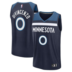 NBA Donte DiVincenzo Minnesota Timberwolves Fast Break Replica Player Jersey - Icon Edition - Navy