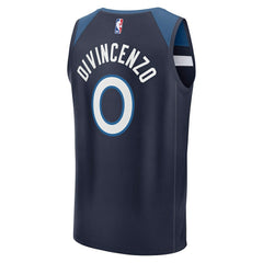 NBA Donte DiVincenzo Minnesota Timberwolves Fast Break Replica Player Jersey - Icon Edition - Navy
