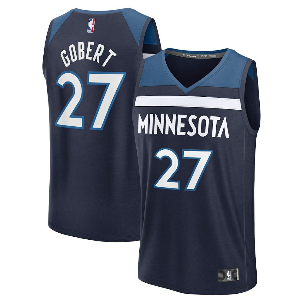 NBA Rudy Gobert Minnesota Timberwolves Fast Break Replica Player Jersey - Icon Edition - Navy