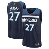 Rudy Gobert Minnesota Timberwolves Fast Break Replica Player Jersey Icon Edition Navy