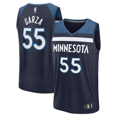 NBA Luka Garza Minnesota Timberwolves Fast Break Replica Player Jersey - Icon Edition - Navy