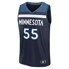 NBA Luka Garza Minnesota Timberwolves Fast Break Replica Player Jersey - Icon Edition - Navy