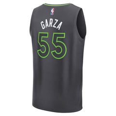 NBA Luka Garza Minnesota Timberwolves Fast Break Replica Player Jersey - Statement Edition - Charcoal