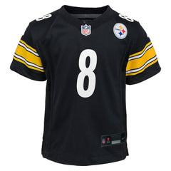 Aaron Rodgers Pittsburgh Steelers Youth Game Jersey Black