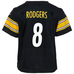 Aaron Rodgers Pittsburgh Steelers Youth Game Jersey Black