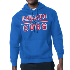 Chicago Cubs Starter Team Mesh Print Graphic Pullover Hoodie - Royal Hoodies