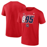 NHL Alexander Ovechkin Washington Capitals NHL All-Time Leading Goal Scorer 895 T-Shirt - Red