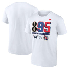 NHL Alexander Ovechkin Washington Capitals NHL All-Time Leading Goal Scorer 895 T-Shirt - White