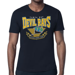 Tampa Bay Rays Starter ‘80s Inspired T-Shirt - Black T-shirts