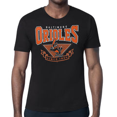 Baltimore Orioles Starter ‘80s Inspired T-Shirt - Black T-shirts