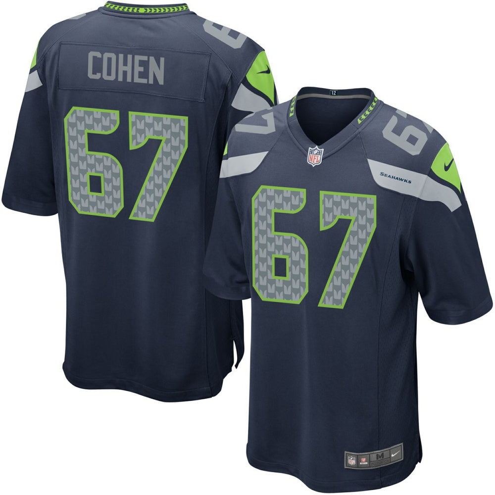 NFL Youth Seattle Seahawks Landon Cohen Team Color Game Jersey