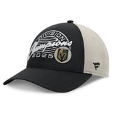 NHL Vegas Golden Knights Fanatics 2025 Pacific Division Champions Locker Room Adjustable Hat - Black