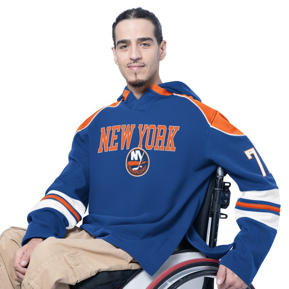NHL New York Islanders G-III Sports by Carl Banks Adaptive Wear Lord Stanley Hooded Long Sleeve Sweatshirt - Royal