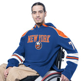 NHL New York Islanders G-III Sports by Carl Banks Adaptive Wear Lord Stanley Hooded Long Sleeve Sweatshirt - Royal