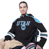 NHL Utah Mammoth G-III Sports by Carl Banks Adaptive Wear Lord Stanley Hooded Long Sleeve Sweatshirt - Black