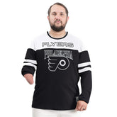 NHL Philadelphia Flyers G-III Sports by Carl Banks Adaptive Wear Outlast Durene Long-Sleeve T-Shirt - Black