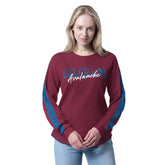 NHL Colorado Avalanche G-III 4Her by Carl Banks Women's Advantage Thermal Long-Sleeve Tri-Blend T-Shirt - Burgundy