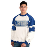 NHL Tampa Bay Lightning Starter Male Adult Defense Fleece Crewneck Sweatshirt - White