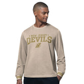 NHL New Jersey Devils Starter Field Long Sleeve T-Shirt - Tan