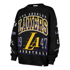 Los Angeles Lakers '47 Women's 2025/26 City Edition Go Big Oversized Sweatshirt Black