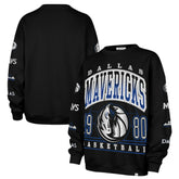 Dallas Mavericks '47 Women's 2025/26 City Edition Go Big Oversized Sweatshirt Black
