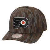 NHL Philadelphia Flyers Mitchell & Ness Hidden Camo Pro Crown Adjustable Hat - Camo
