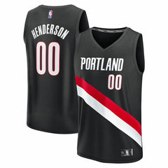 NBA Scoot Henderson Portland Trail Blazers Youth Fast Break Replica Player Jersey - Icon Edition - Black