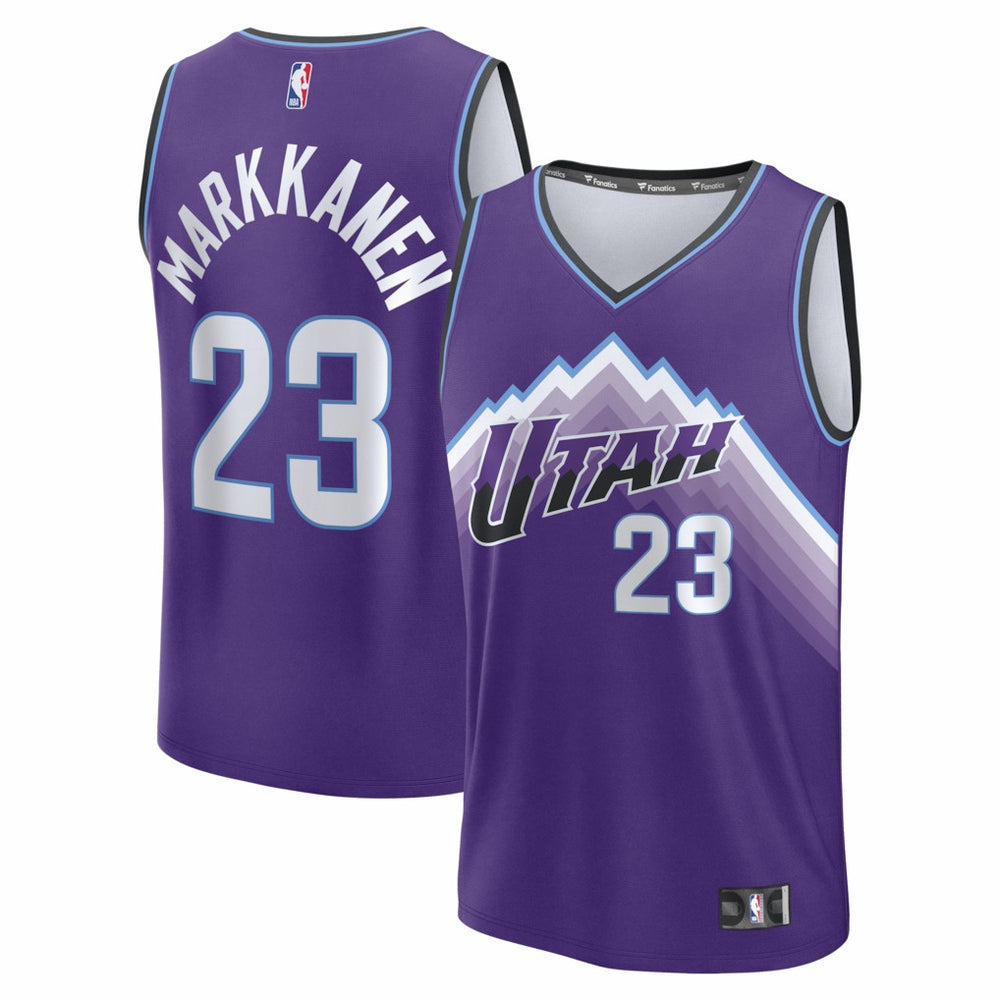 NBA Lauri Markkanen Utah Jazz Fast Break Replica Jersey - Icon Edition - Purple