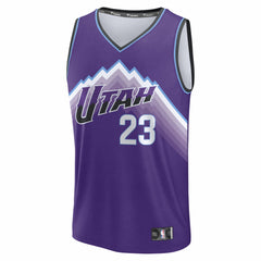NBA Lauri Markkanen Utah Jazz Fast Break Replica Jersey - Icon Edition - Purple